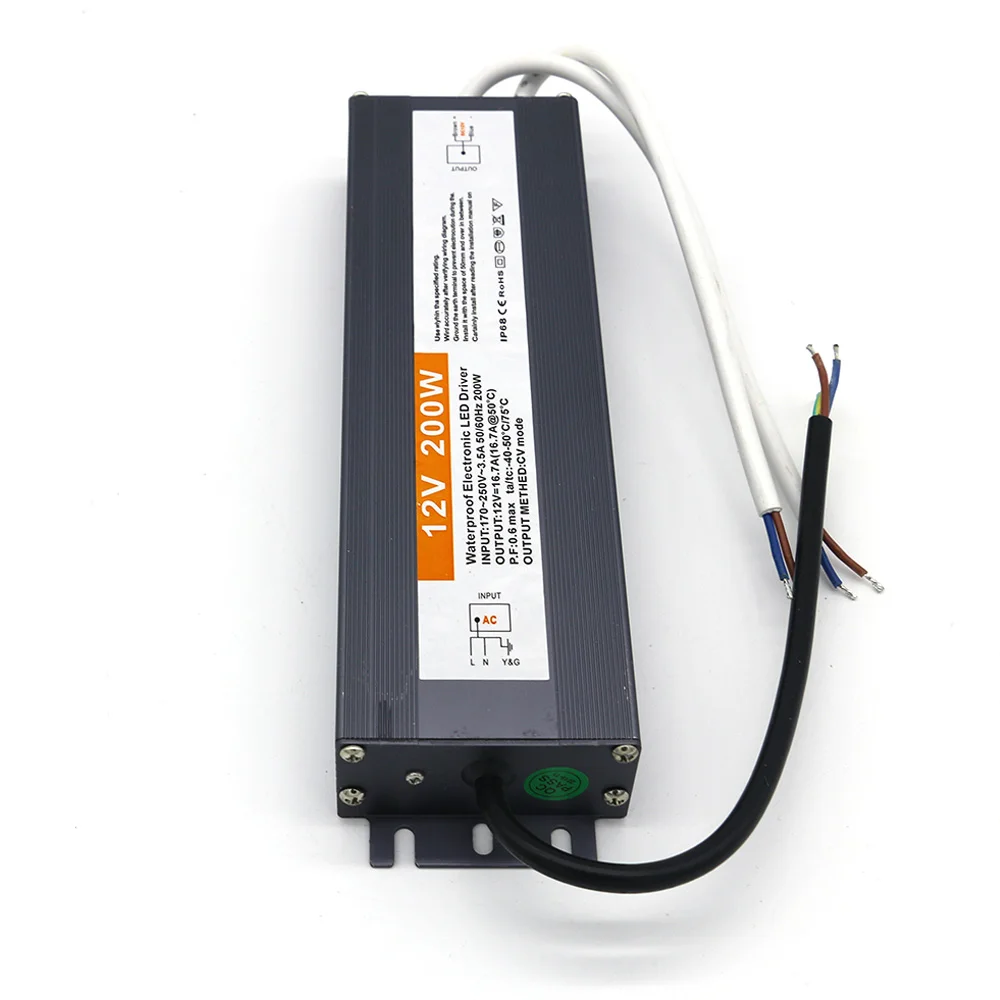 a prova d39agua para iluminacao voltagem constante de 12v 200 a w 02