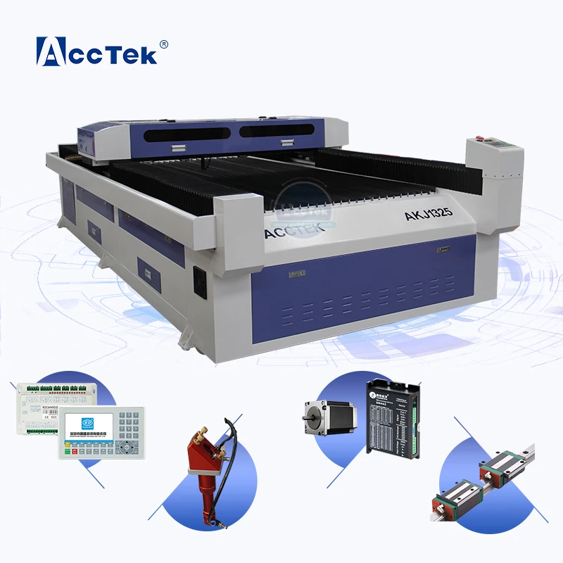 

AccTek Lazer CNC Cortadora 1390 1610 1318 1325 CNC Laser Graver 100w Laser Cutter CNC Laser Engraving Machine For Wood Products