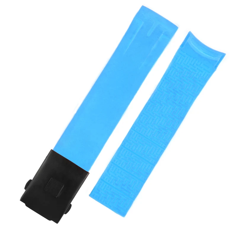 Водонепроницаемый ремешок для часов Ремешок для часов Tissot Кутюрье T035 T035617 T035627 T035439 T035407 ремешок для часов 22 мм/23 мм/24 мм+ Инструменты - Цвет ремешка: blue black