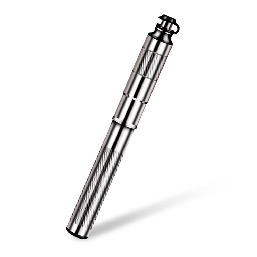 Retractable Mini Bicycle Pump 120PSI Road Bike High Pressure Tyre Aluminium Alloy Ultralight Inflator Schrader Presta Basketball