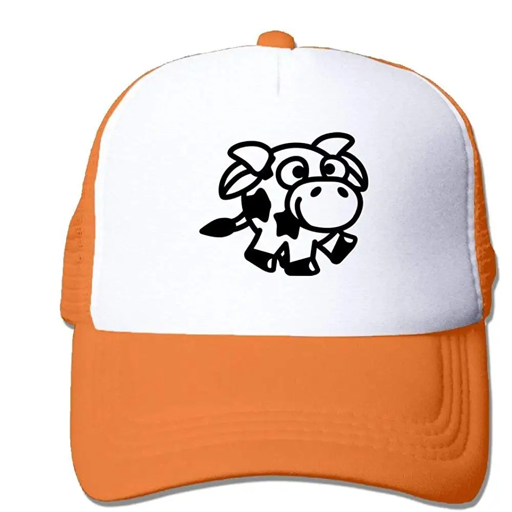 Сетчатая Кепка на заказ бейсболки беговые коровы Регулируемая Спортивная Кепка s