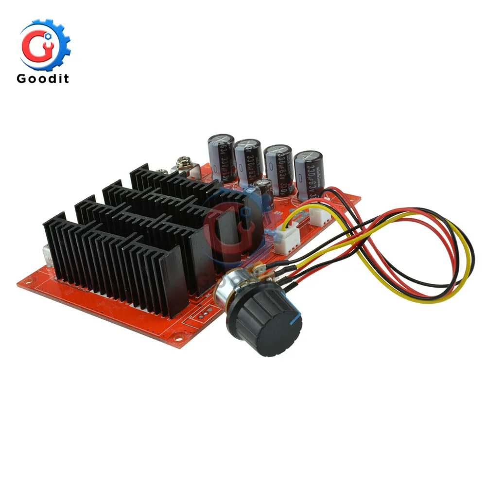 DC Motor Speed Controller Adjustable 10-50V 60A PWM 12V 24V 48V 3000W With Extension Control Switch dc motor speed controller,motor speed controller,electric motor speed controller