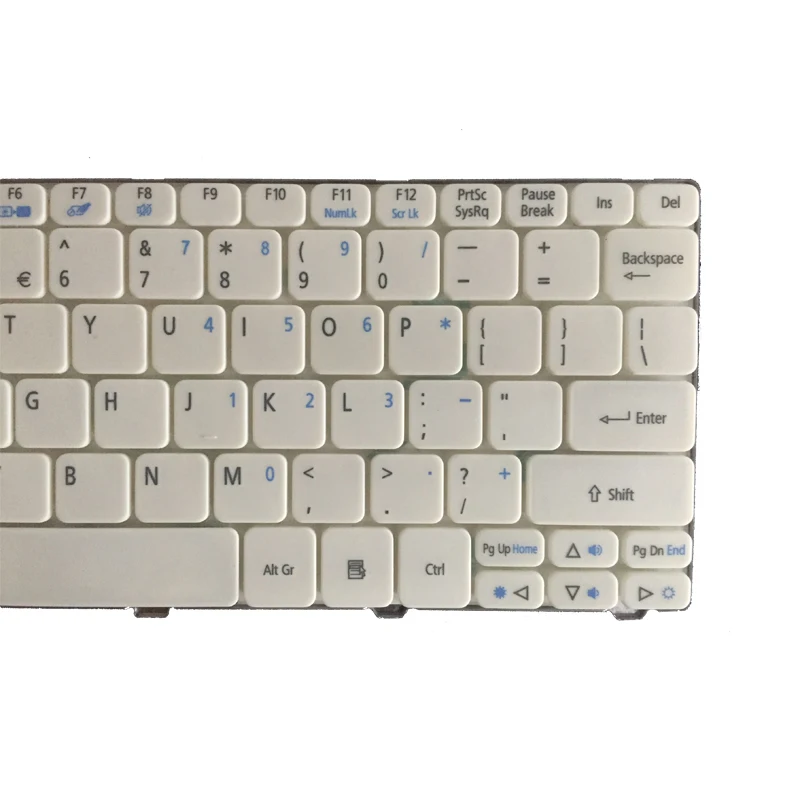 Клавиатура US для ноутбука Acer Aspire One 521 522 533 D255 D255E D257 D260 D270 AO521 532H AO532 NAV50 ZE6 ZH9