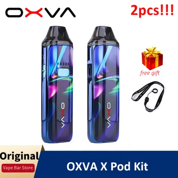 

2pcs!!! OXVA X Pod Kit with 40W 1600mAh Battery 2ml Cartridge 0.3ohm/0.5ohm Mesh & 1.0ohm Regular & RBA Coil E-Cigs Vape Kit