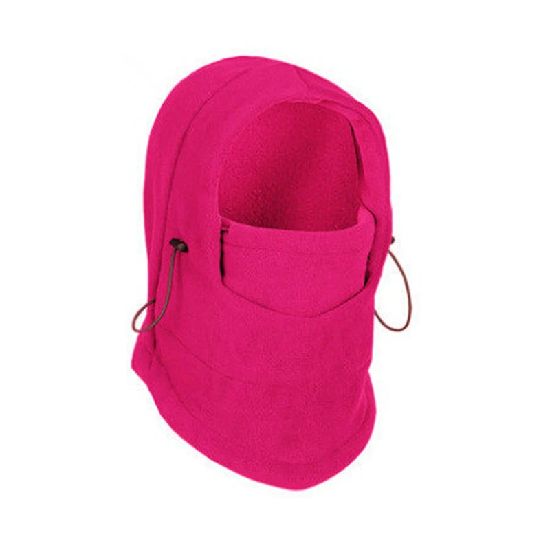 Rose red Зимняя одежда для активного отдыха, альпинизма, верховой езды, сохраняет тепло, ветрозащитная, унисекс, головной убор, шапочки Skullies, шапки для мужчин и женщин, шапка W78 - Цвет: Rose red