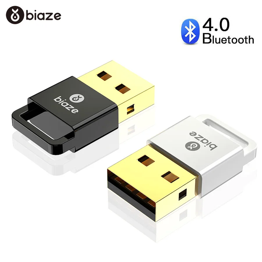 Biaze USB Bluetooth ключ адаптер 4,0 для компьютера ПК Беспроводная мышь динамик Музыка Аудио приемник APTX Bluetooth адаптер