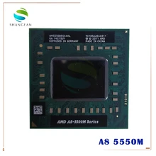 Amd portátil cpu a8 5500 m series A8-5550M a8 5550 m am5550dec44hl soquete fs1 cpu 4 m cache/2.1 ghz/processador portátil quad-core