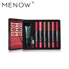 Menow, набор для макияжа, матовая губная помада, набор для макияжа, набор для профессионального полного макияжа, набор для макияжа для женщин, матовая губная помада, набор для сексуальных губ