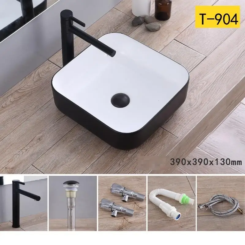 Fregadero Waschtisch Sobre Encimera Lavandino Bagno судно Wastafel Black Salle De Bain Evier туалетный столик Lavabo раковина для ванной комнаты