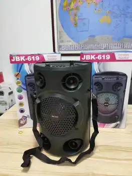

JBK 619 Bluetooth Speaker Portable Big Power Wireless Stereo Subwoofer Heavy Bass Speakers Sound Box Support FM Radio TF AUX USB
