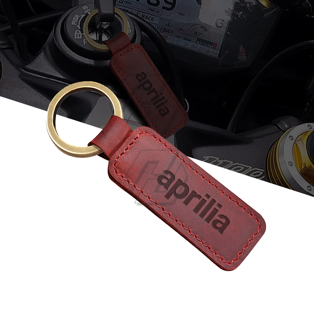 Portachiavi Moto Portachiavi In Pelle Bovina Per Aprilia Rsv4 Rs125 Rs250 Portachiavi In Pelle Bovina