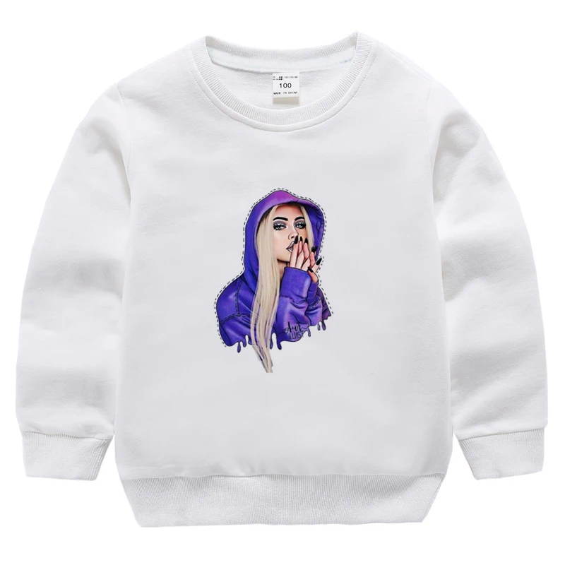 

Kids Hoodies Toddler Baby Kids Boys Girls Sweatshirt Billie Eilish Pullover Tops T-shirt Sudadera Children Clothes Dropshipping