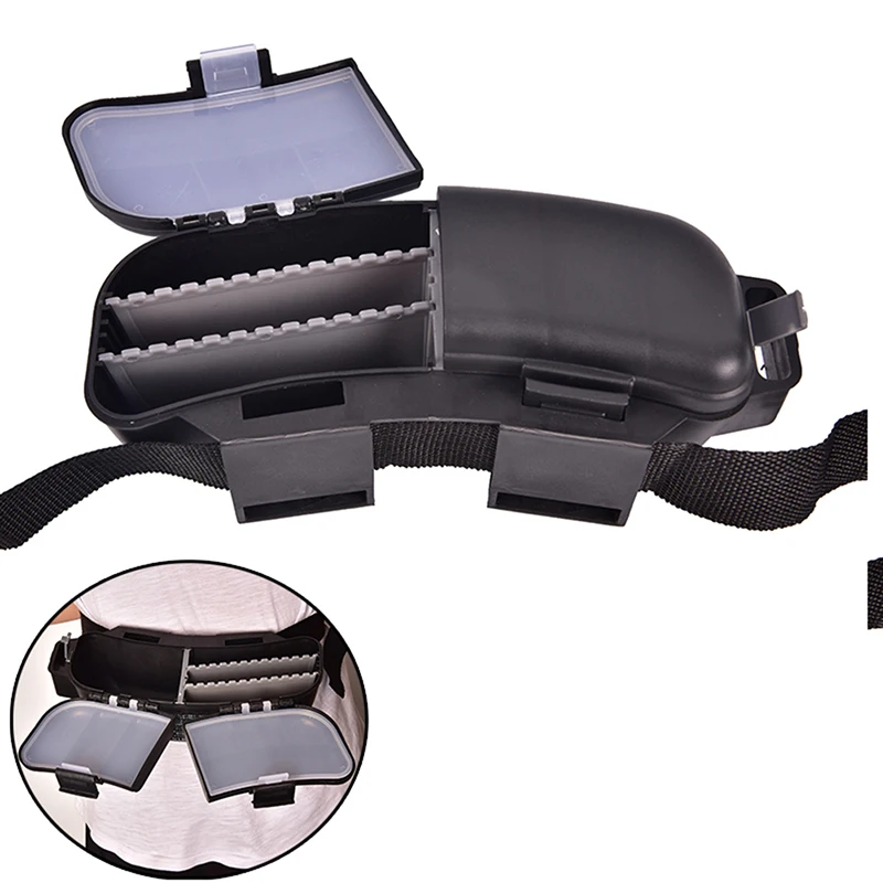 New Fishing Bait Tackle Box Multifunctional Portable Waist Carrier Lure Reel Holder Container Storage | Спорт и развлечения