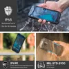 OUKITEL WP12 IP68 Waterproof Android 11 Rugged Smartphone 5.5'' HD+ Display 4GB+32GB Helio A22 NFC 4000mAh Mobile Phone ► Photo 2/6