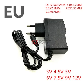 

AC 110-240V DC 3V 4.5V 5V 6V 7.5V 9V 12V for 0.5A 1A LED light strip Universa adapter 12 V Volt AC / DC Converter power supply