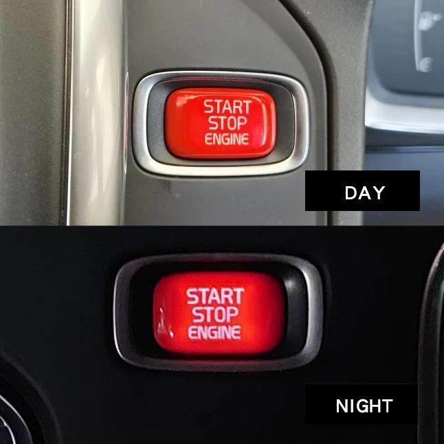 Red Car Engine Start Button Replace Cover Stop Switch Key Decor Car Styling for Volvo V40 V60 S60 XC60 S80 V50 V70