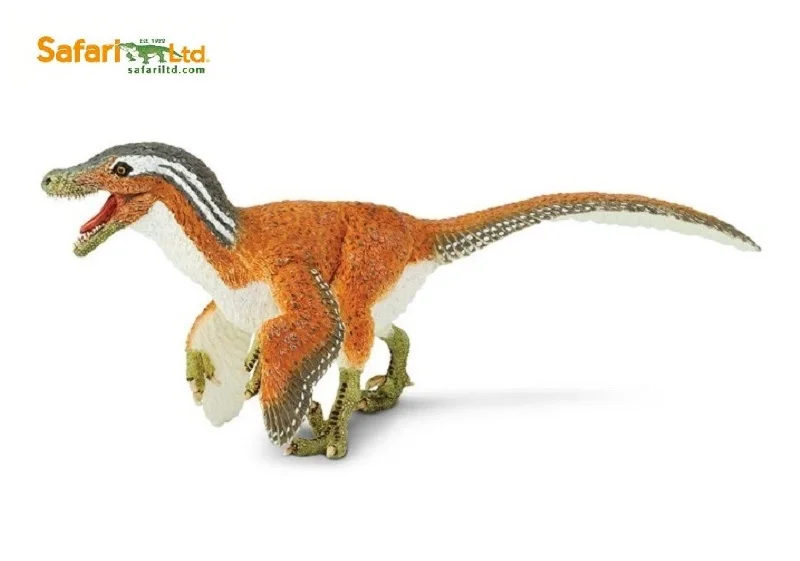 Пернатый велоцираптор Динозавр со свободным мини-глиптодоном Doedicurus модель игрушки для мальчиков детей
