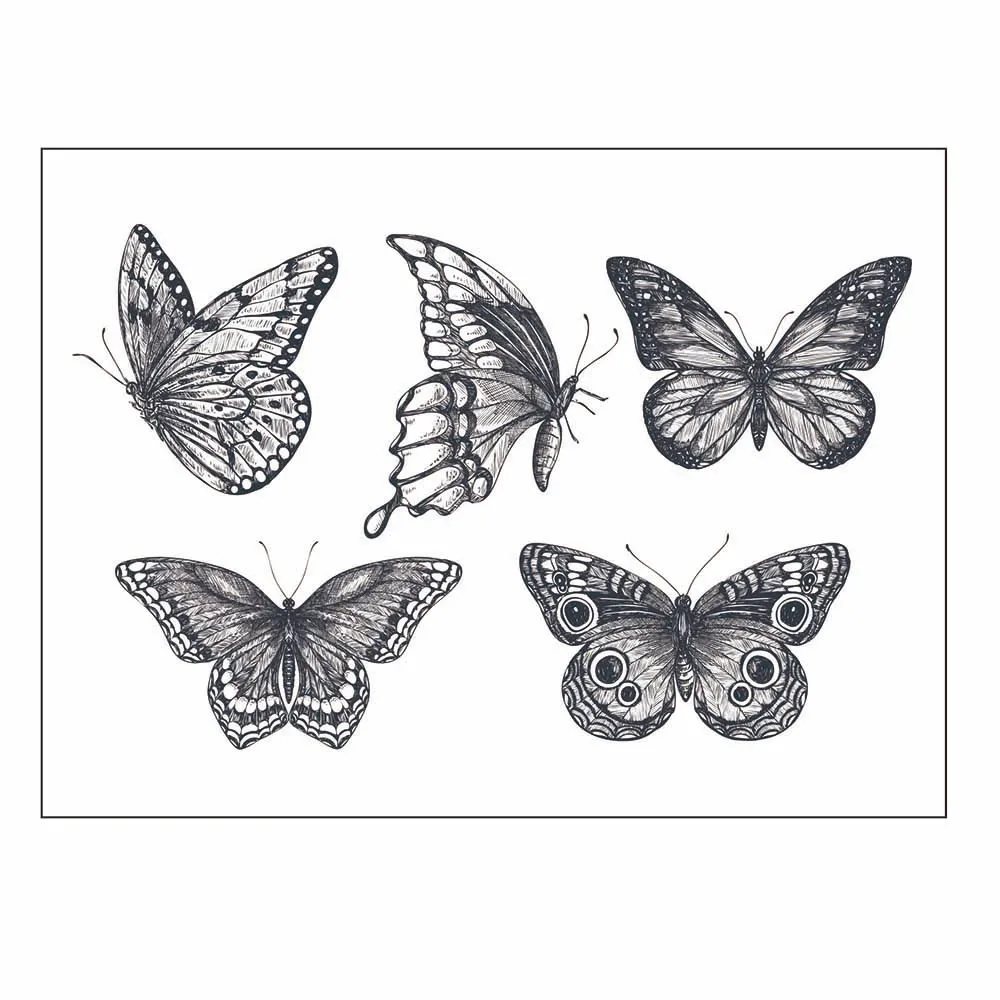 Butterfly Transparent clear stamp for DIY Scrapbooking/Card Making/Kids Christmas Fun Decoration Supplies | Дом и сад