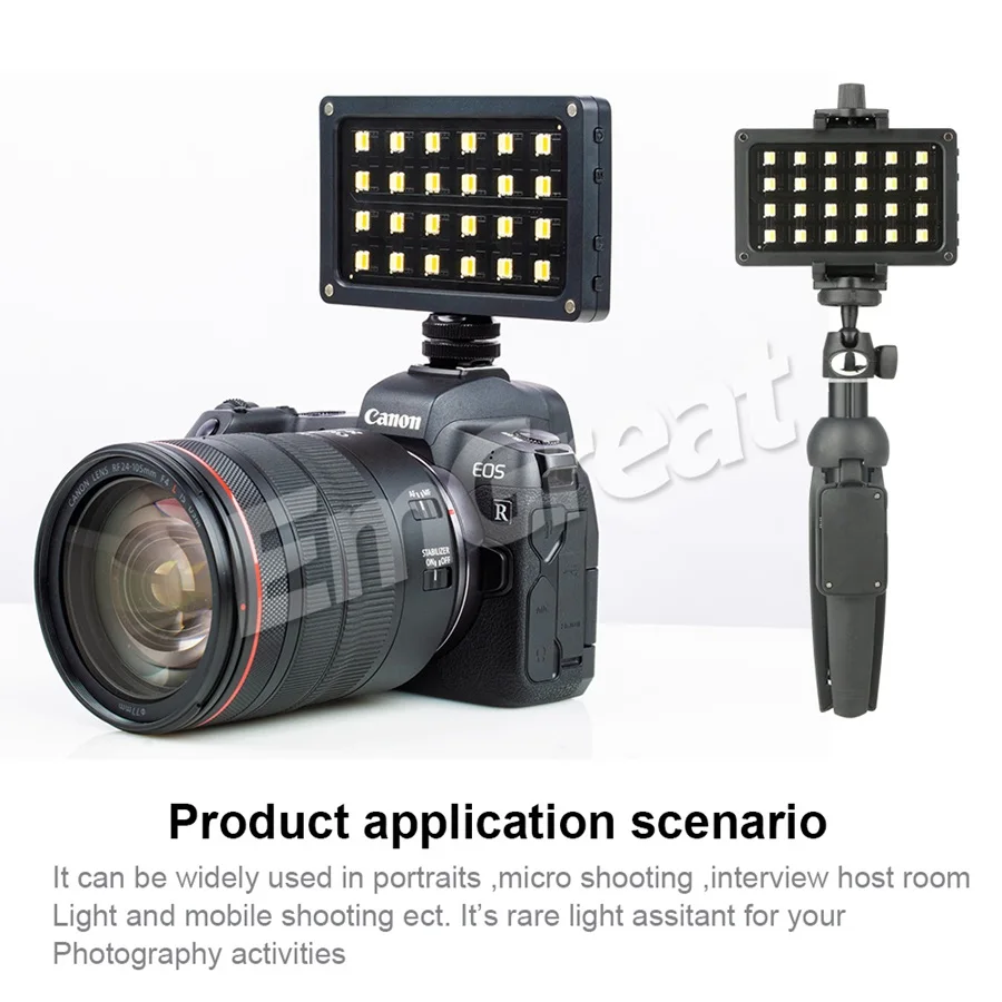 Viltrox RB08 портативный мини светодиодный свет заполняющий свет двухцветный 2500 K-8500 K с батареей для телефона камеры съемки студии Vlog