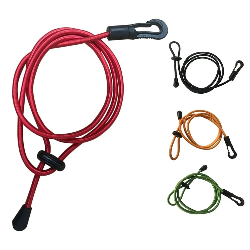 1M Elastico Kayak Canoa Canottaggio Paddle Guinzaglio Corda Sicurezza Canna Da Pesca Cordino