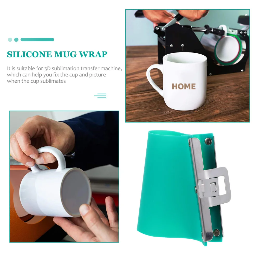 3D Sublimation Alien Cup Mould 11oz Clamp Mugs Vacuum Machine Heat Transfer 