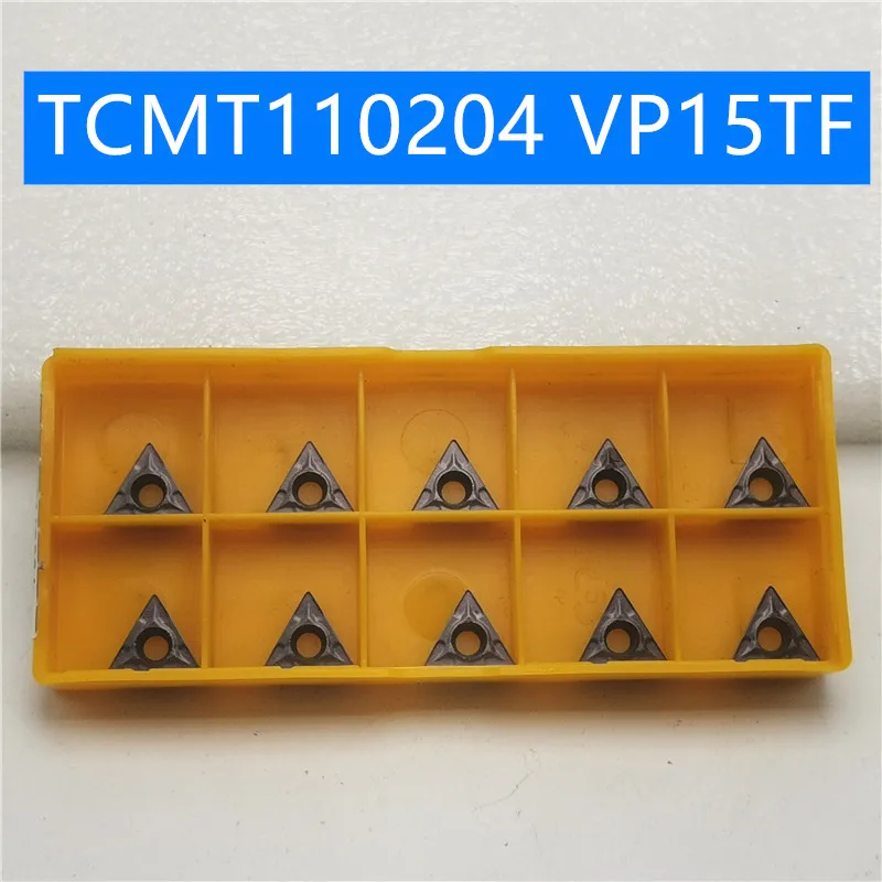

10PCS TCMT110204 VP15TF Carbide Insert Turning Tool Turning Milling Cutter CNC Cutting Tool Slot Cutting TCMT 110204
