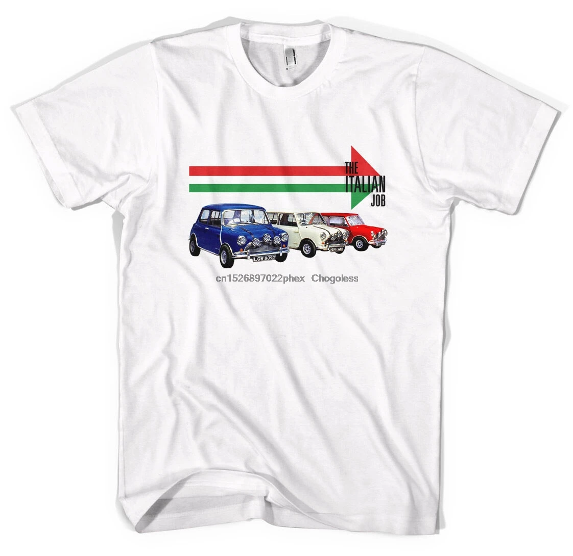 Футболка в стиле унисекс итальянская работа Мини Купер все размеры | Мужская
