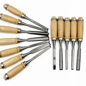

14Pcs/set Manual Wood Carving Hand Chisel Tool Set Carpenters Woodworking Carving Chisel