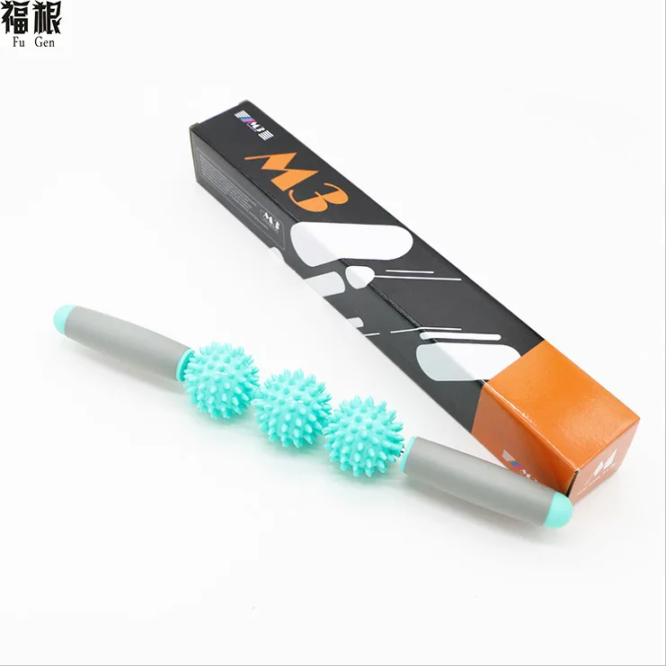 Yin's Hedgehog Ball Relaxing Muscle Massage Sports Roller Yoga Wand Hedgehog Massage Rod Relaxing Fascia Rod Wholesale