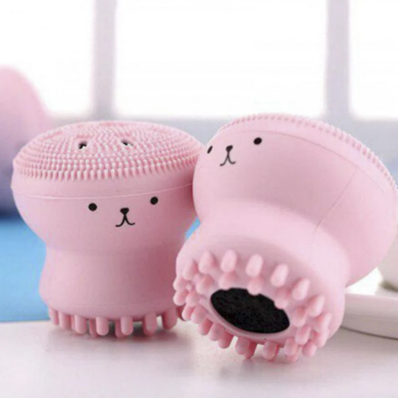 

Octopus Silicones Face Brush Face Cleaner Face Poria Cleaner Peeling Face Scrub Wash brush Skin care Tool