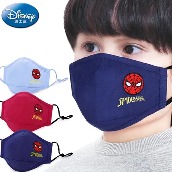 

3pcs/set Disney Marvel Spiderman Children's Face Maks Marvel Frozen Sponge Anti-Dust Protective Maks for Boys Girls Toys 3-12Y