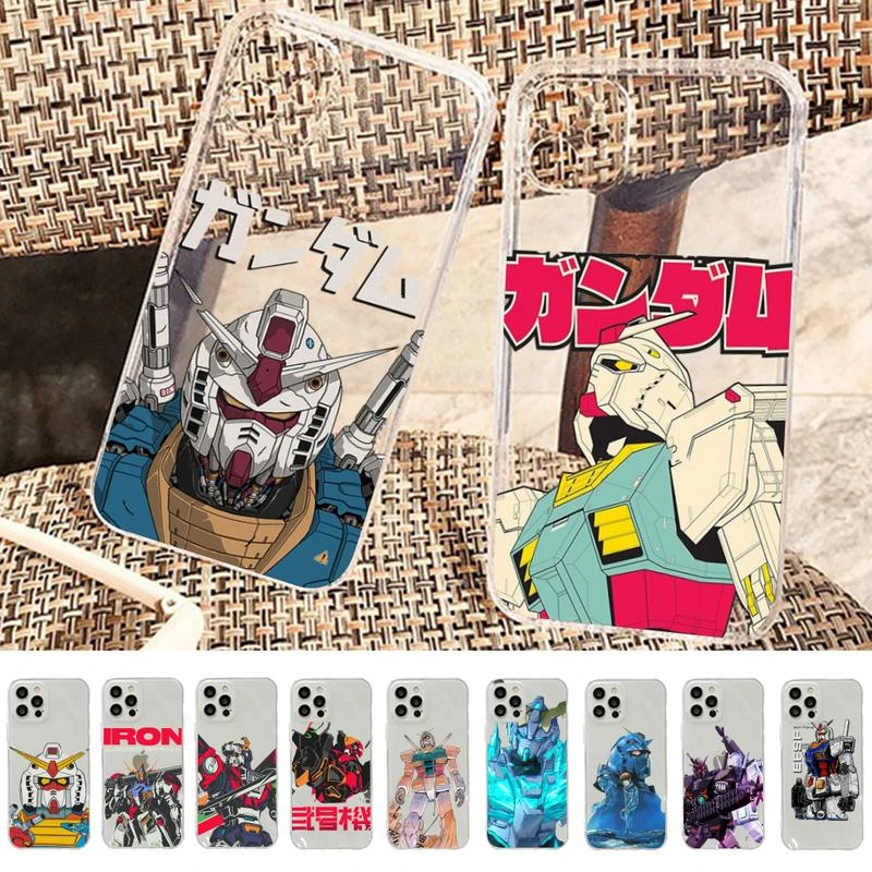 13 pro max case GUNDAM Phone Case for iphone 13 11 12 pro XS MAX 8 7 6 6S Plus X 5S SE 2020 XR case iphone 13 pro max clear case