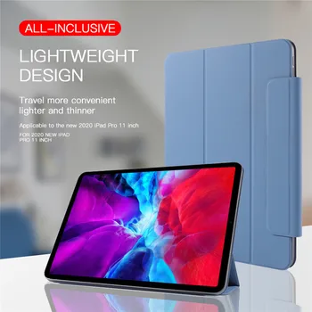

Ultra-thin PU Leather Protective Case for iPad Pro 11 2020/ 12.9 2020 Magnetic Full Cover with Stylus Slot Holder Flip Case