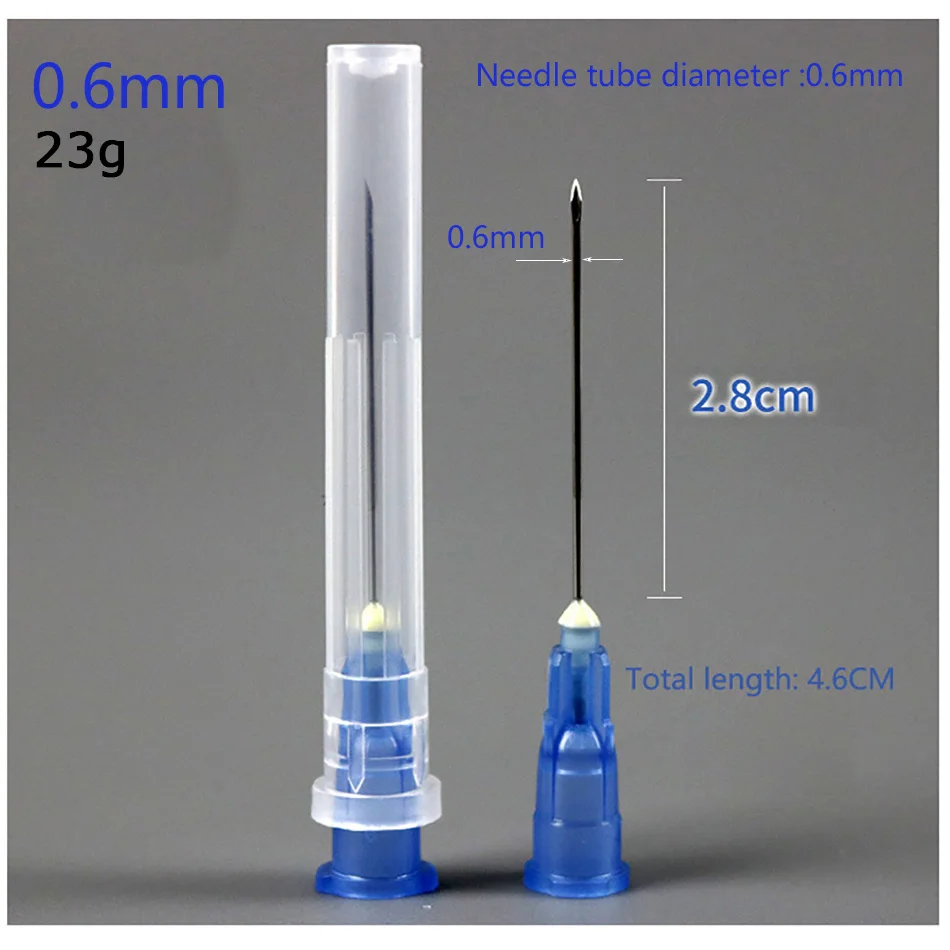Dispensing Needle 25 Pcs Sharp Pointed Needles Individually Packaged 16G/18G/20/21/22/23/25/26G Glue Dispenser Tool