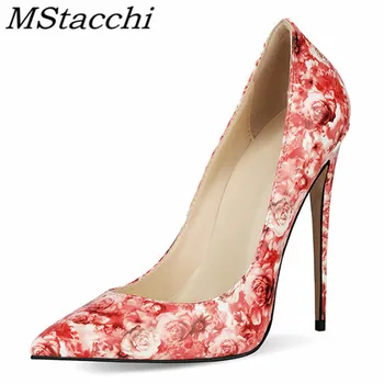 

MStacchi Fashion women shoes Leather pointed toe high heel shoes Classics Shallow Colorful Thin Heel shoes Sexy women shoes