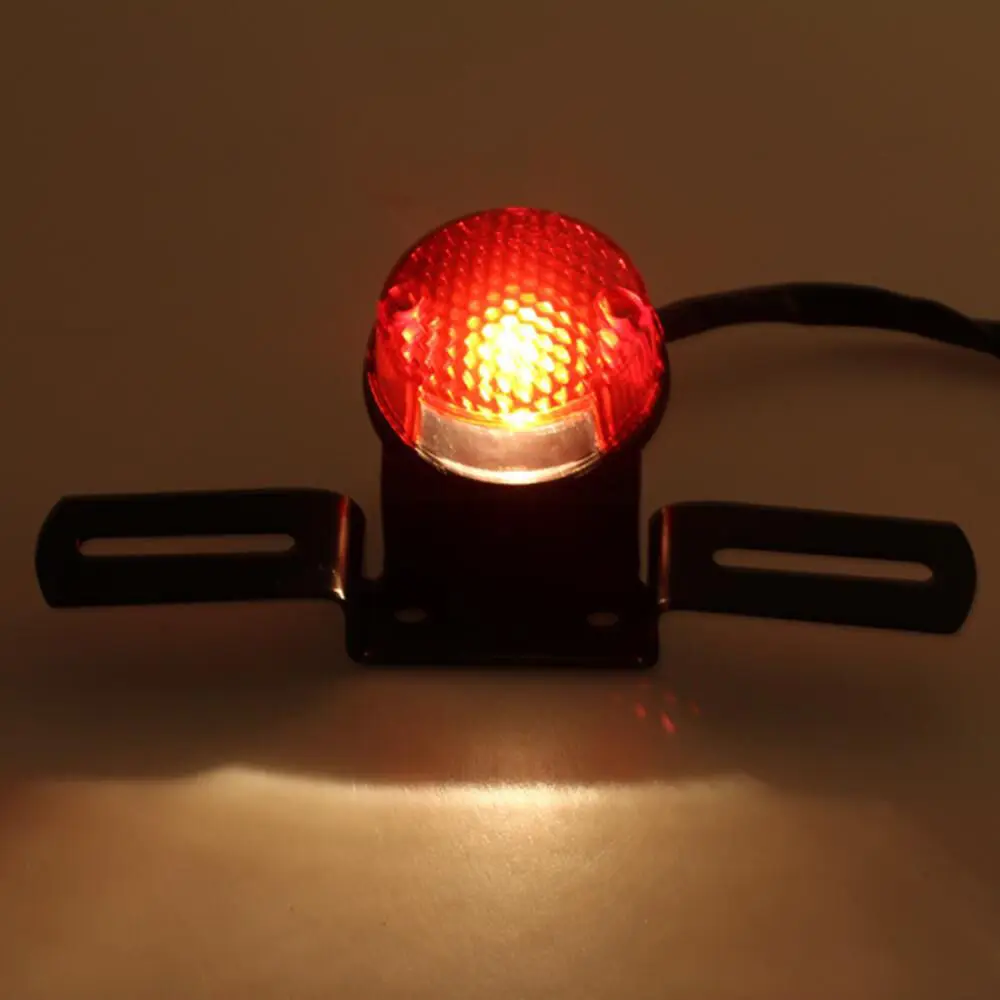 12V Универсальный мотоцикл тормозной задний свет задних фар номерного знака держатель лампы Задний фонарь