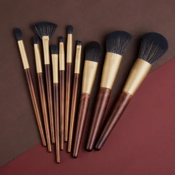 

10Pcs Make up Brushes Set Foundation Brush Loose Powder Brush Eyeshadow Brush Lip Cosmetic Beauty Makeup Brush Pincel Maquiagem