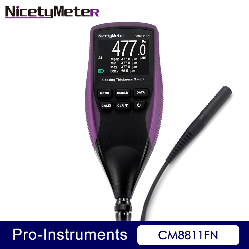 Nicety CM8811FN толщиномер для автомобильной краски измеритель толщины покрытия пленки