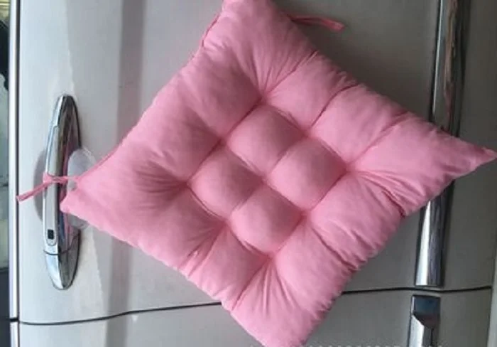 Pink Бытовая плотная однотонная шлифовальная Подушка для стула, подушка для стула, зимняя офисная барная подушка для студенческого стула на заднем сиденье, диванная подушка для бедер - Цвет: Pink
