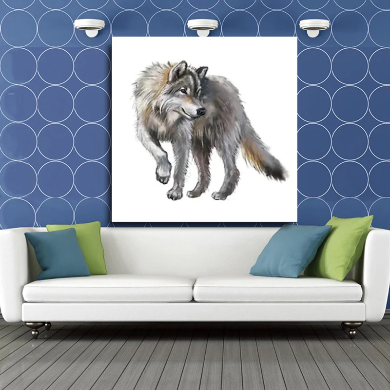RELIABLI ART Wolf горячая Распродажа постеры животные картины на холсте для дома