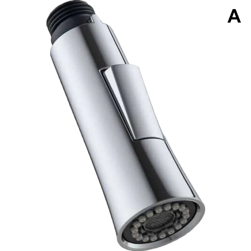 Universal Kitchen Bathroom Tap Faucet Pull Out Shower Head Water Spray Replacement Head Sprinkler Pressure 360 Degree Rotating