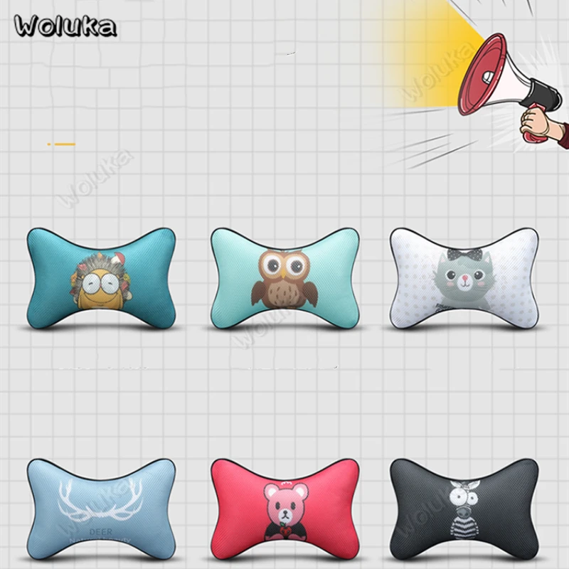 Автомобильный подголовник мультяшная Милая Удобная подушка для головы шеи kst 1