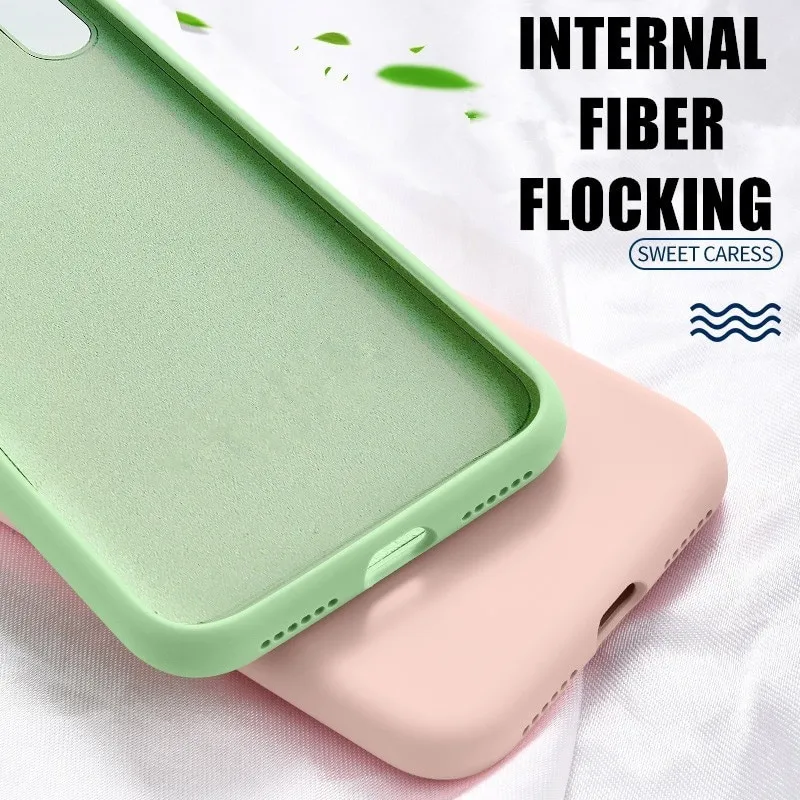 

Original Liquid Silicone Phone Cases For OnePlus 7 Pro One Plus 6 6T iPhone 11 Pro 7 8 6 Plus X XR XS MAX Phone Back Case Cover