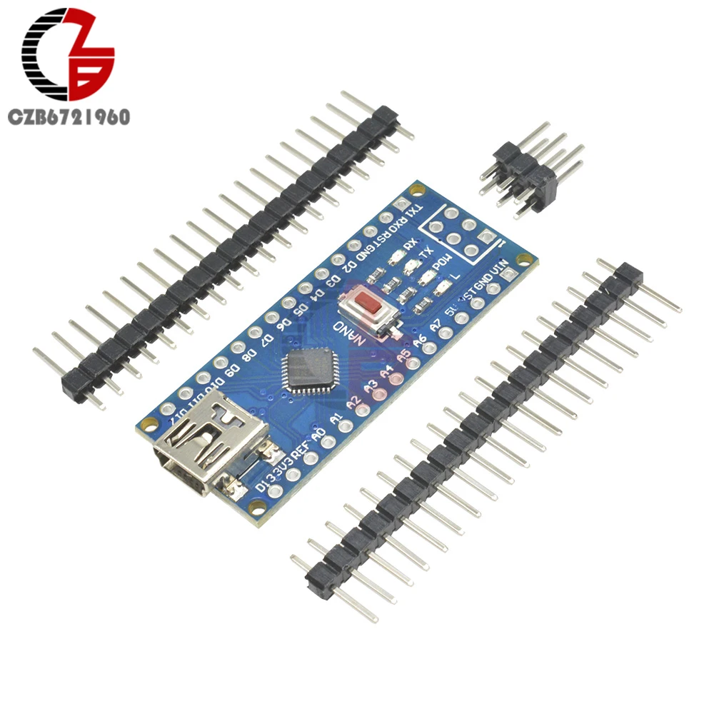 Мини-usb CH340 CH340G Nano V3.0 ATmega328 16M 5V плата микроконтроллера ATmega328P модуль драйвера DIY комплект для Arduino