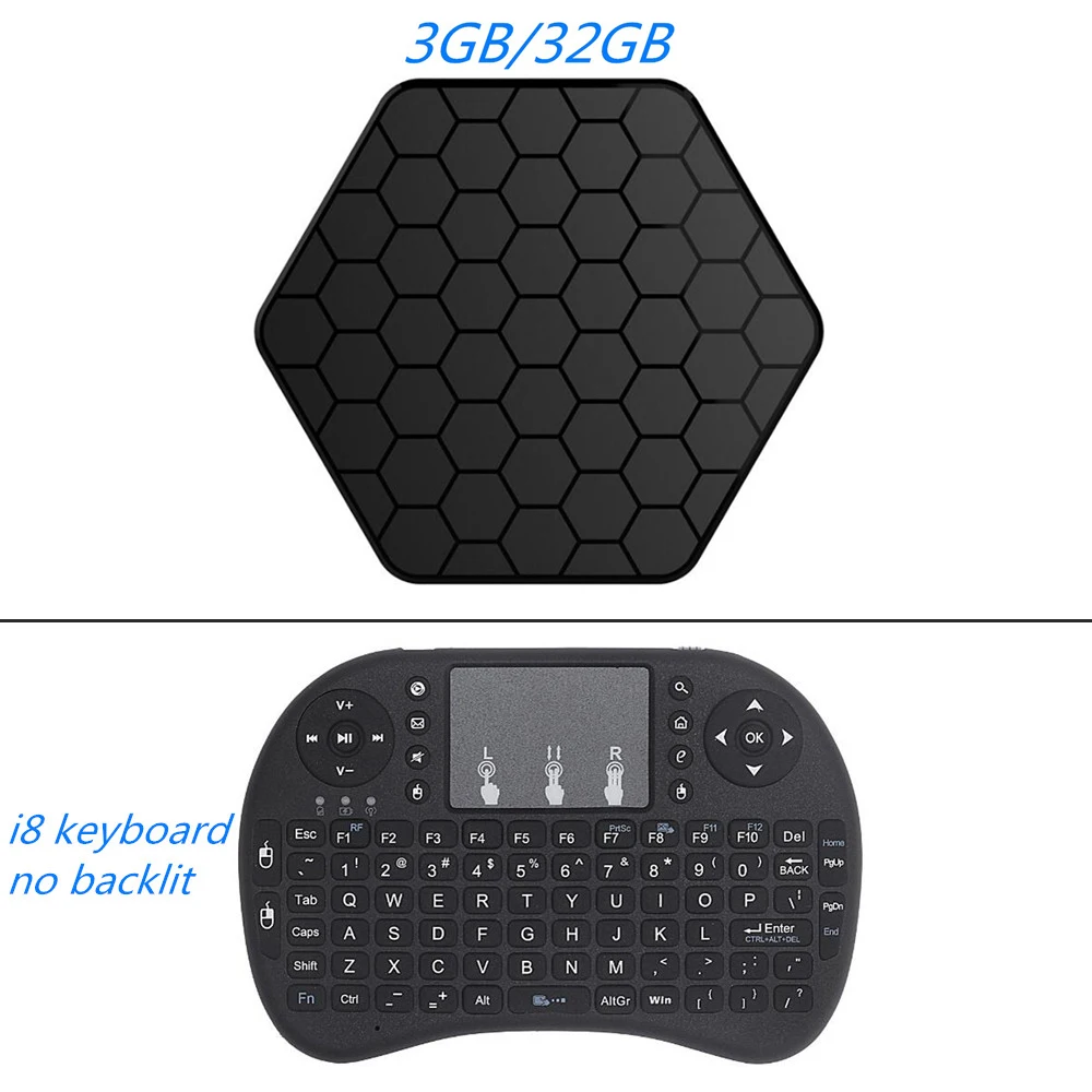 3G 32G i8 Keyboard T95Z Plus Android 7,1 ТВ приставка Amlogic S912 3 ГБ ОЗУ 32 ГБ Смарт медиаплеер Восьмиядерный 2,4G/5 ГГц Wifi 4K BT4.0 телеприставка T95ZPlus - Цвет: 3G 32G i8 Keyboard
