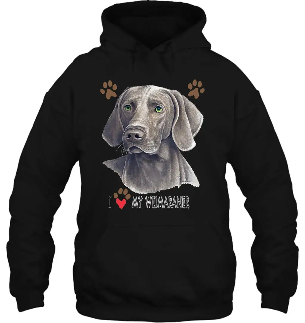 Men Hoodie I Heart My Weimaraner Women Streetwear |