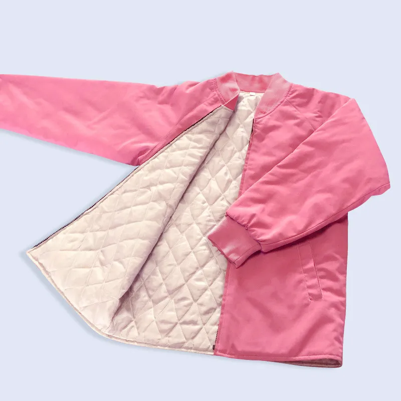 Autumn And Winter Warm Nurse Cotton Padded Coat Nurse Coat Long Sleeve Doctor Suit Nurse Suit Winter Navy Blue Jacket