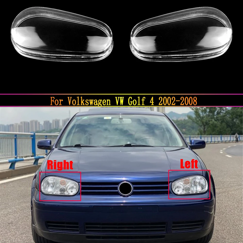

Headlamp Cover For Volkswagen VW Golf 4 2002 2003 2004 2005 2006 2007 2008 Car Headlight Headlamp Clear Lens Auto Shell Cover
