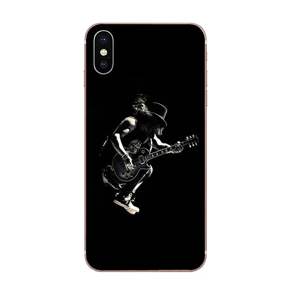 Rock Music гитары слэша ТПУ чехол для телефона чехол для Apple iPhone 4 4s 5 5C 5S SE 6 6S 7 8 Plus X XS Max XR - Цвет: as picture