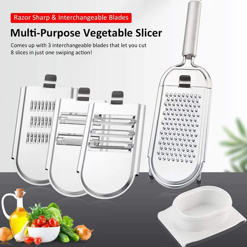 

Stainless Steel Grater Shredders Multifunction Kitchen Tool for Fruit Vegetables Lemon Cheese Grater Kitchen Home Accessorie